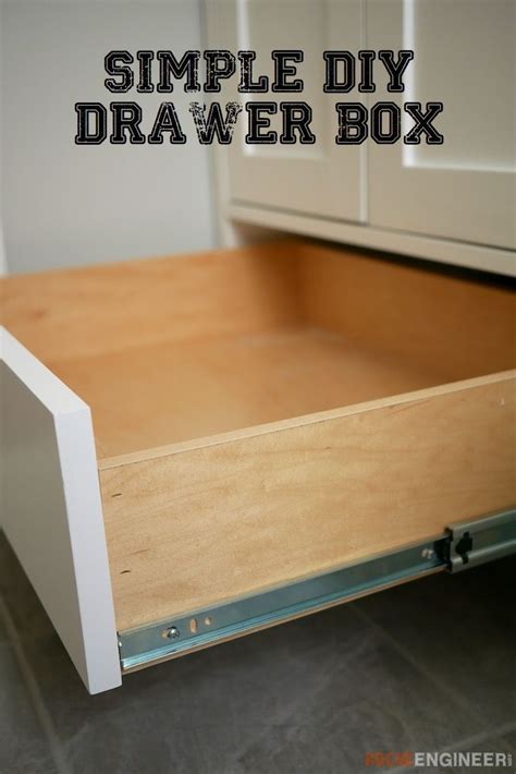 how to make metal drawer boxes|make your own drawer box.